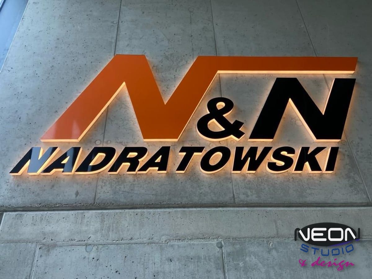 N&N Nadratowski - Litery 3D z efektem halo
