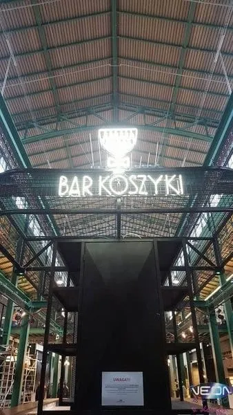 Neons for Hala Koszyki — a collaboration since it opened