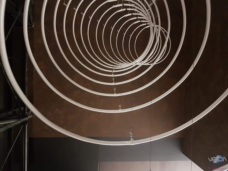 Artistic Neon Installation
