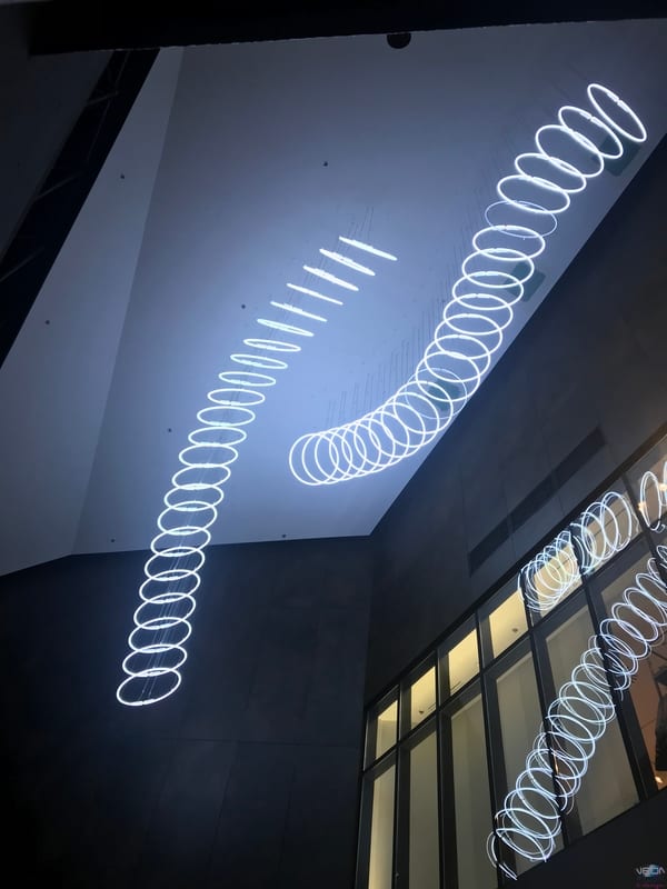 Artistic Neon Installation — View III