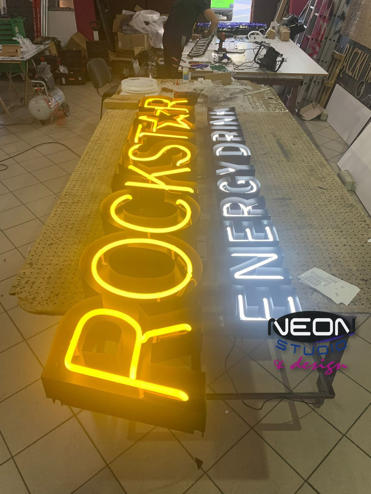Neon Light Boxes — Production