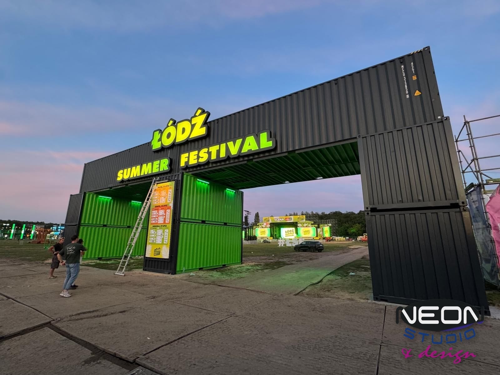 Łódź Summer Festival – Litery 3D — ujęcie III