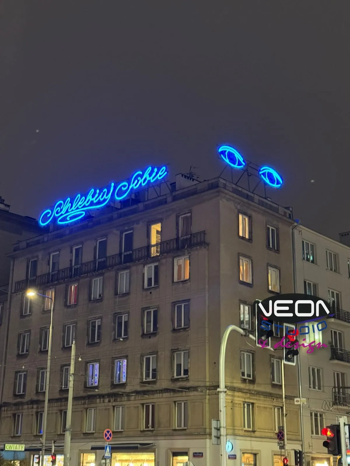 Największy animowany neon szklany w Polsce