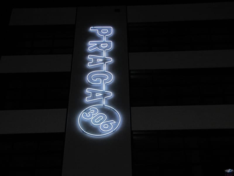 Neon Address Sign