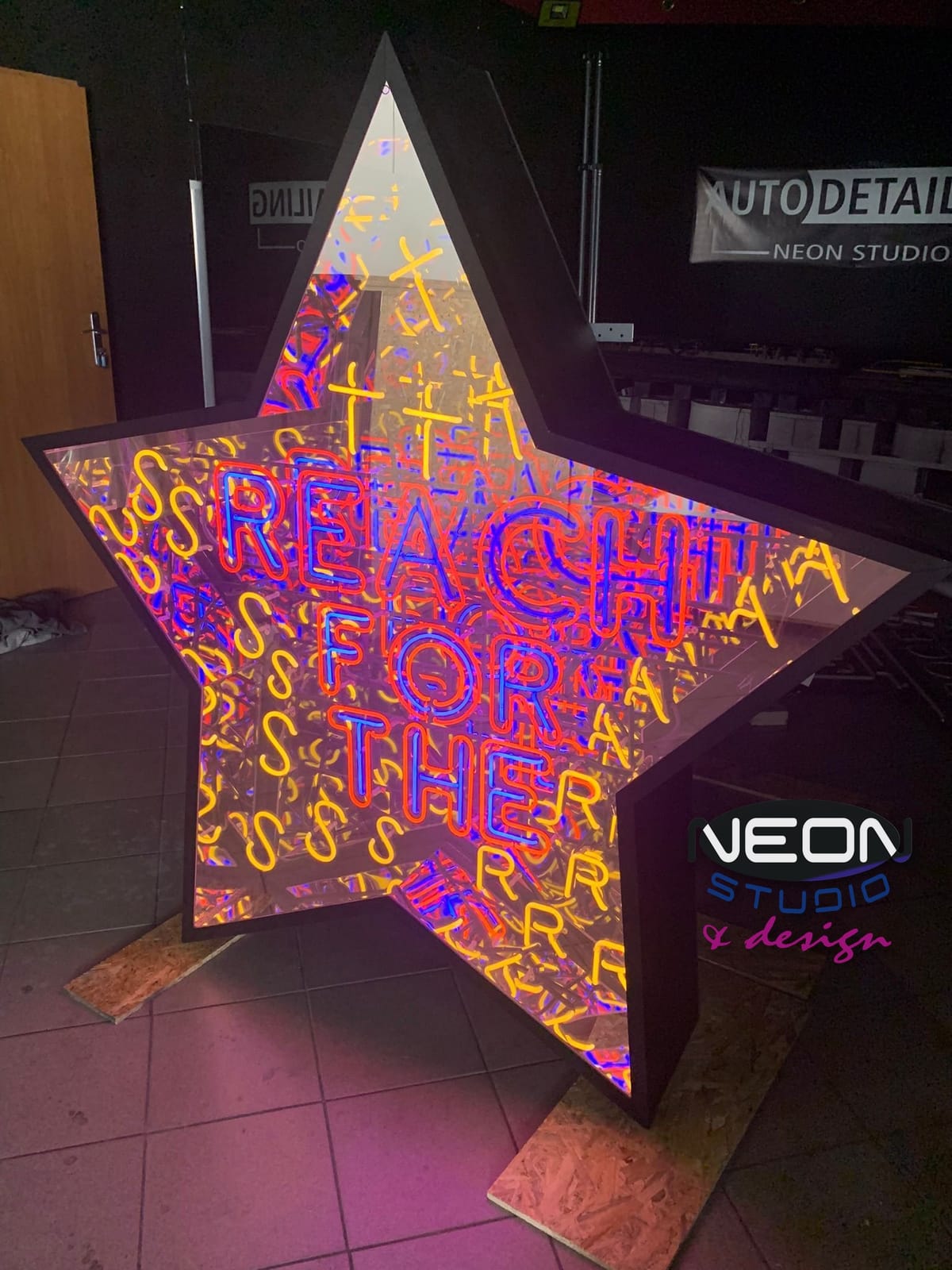 Reach For The Star - Neon art